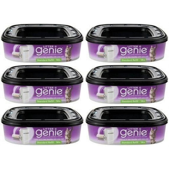 Litter Locker 6-Pack Genie Refill Cartridge