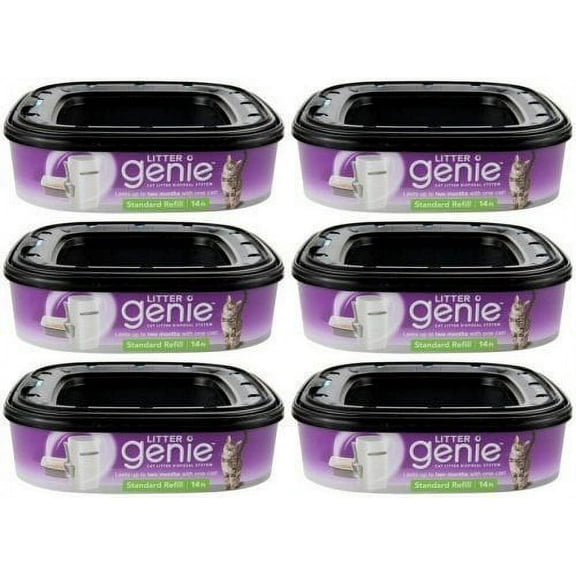 Litter Locker 6-Pack Genie Refill Cartridge