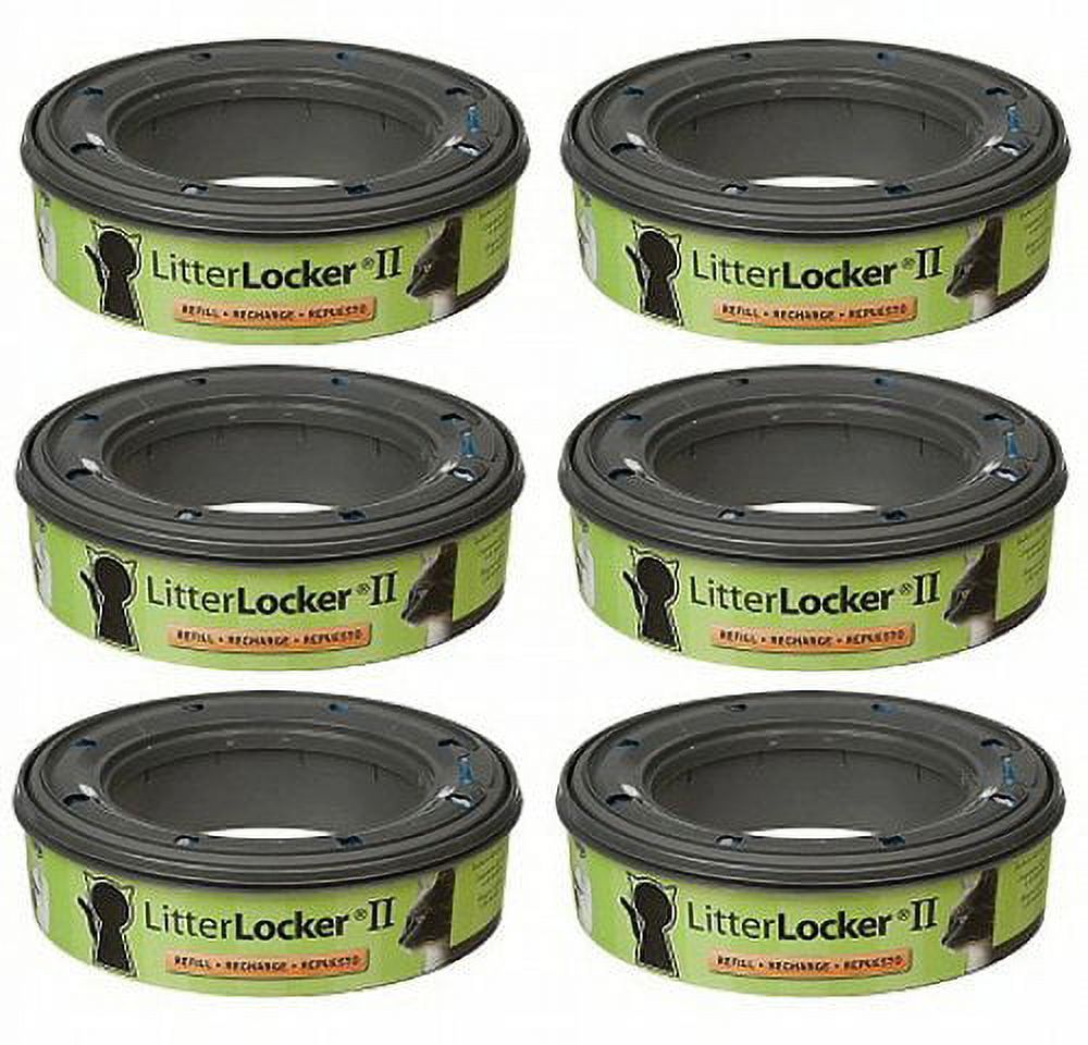 Litter Locker, Refill Cartridge, 6 Pack Refill