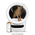 thumbnail image 1 of Litter-Robot 4 Automatic Self-Cleaning Cat Litter Box with Step, White, 1 of 7
