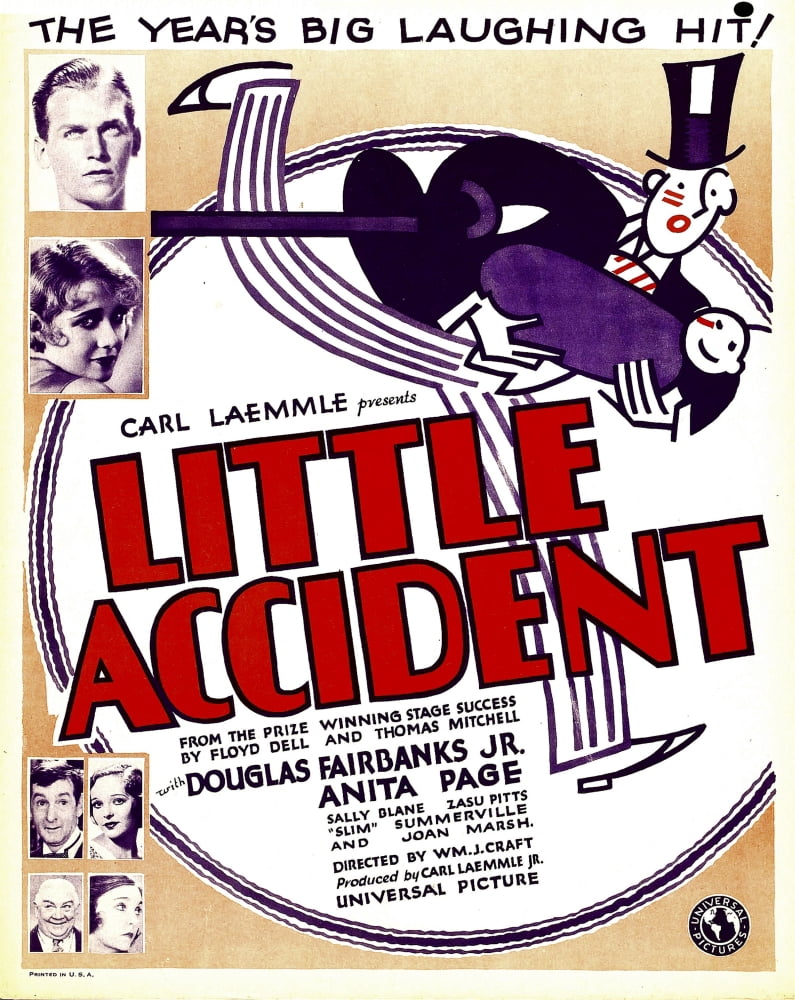 Little Accident Canvas Art - (24 x 36)