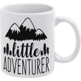 thumbnail image 1 of Little Adventurer 11 Ounces Double Side Printed Funny White Coffee Mug, 1 of 6