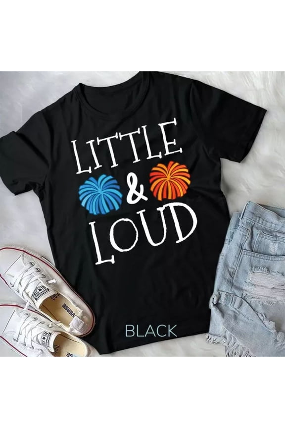 Little And Loud Cheerleader Cheer Squad Cheerleading Unisex T-Shirt