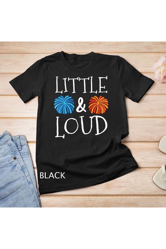 Little And Loud Funny Cheerleader Cheer Squad Cheerleading Unisex T-Shirt