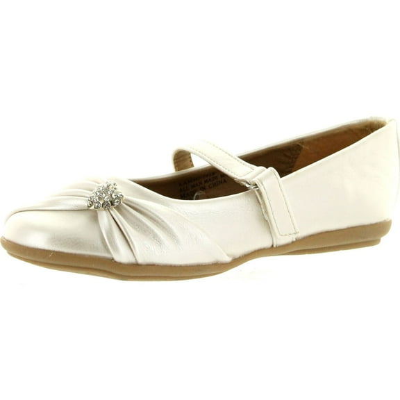 Little Angel Girls Kammi-191E Heart Pendant Ballerina Flats