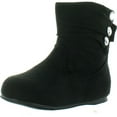 thumbnail image 1 of Little Angel Ice-788D Suede Round Toe Pleated Jewel Riding Boot, 1 of 4