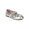thumbnail image 1 of Little Angel Lola-769E New Girl Heart Decor Strap Ballet Flat Sandal Size, 1 of 5