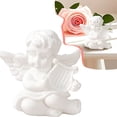 thumbnail image 1 of Little Angel Statues Mini Small Resin Angels Figurines for Home Decor （B）, 1 of 5