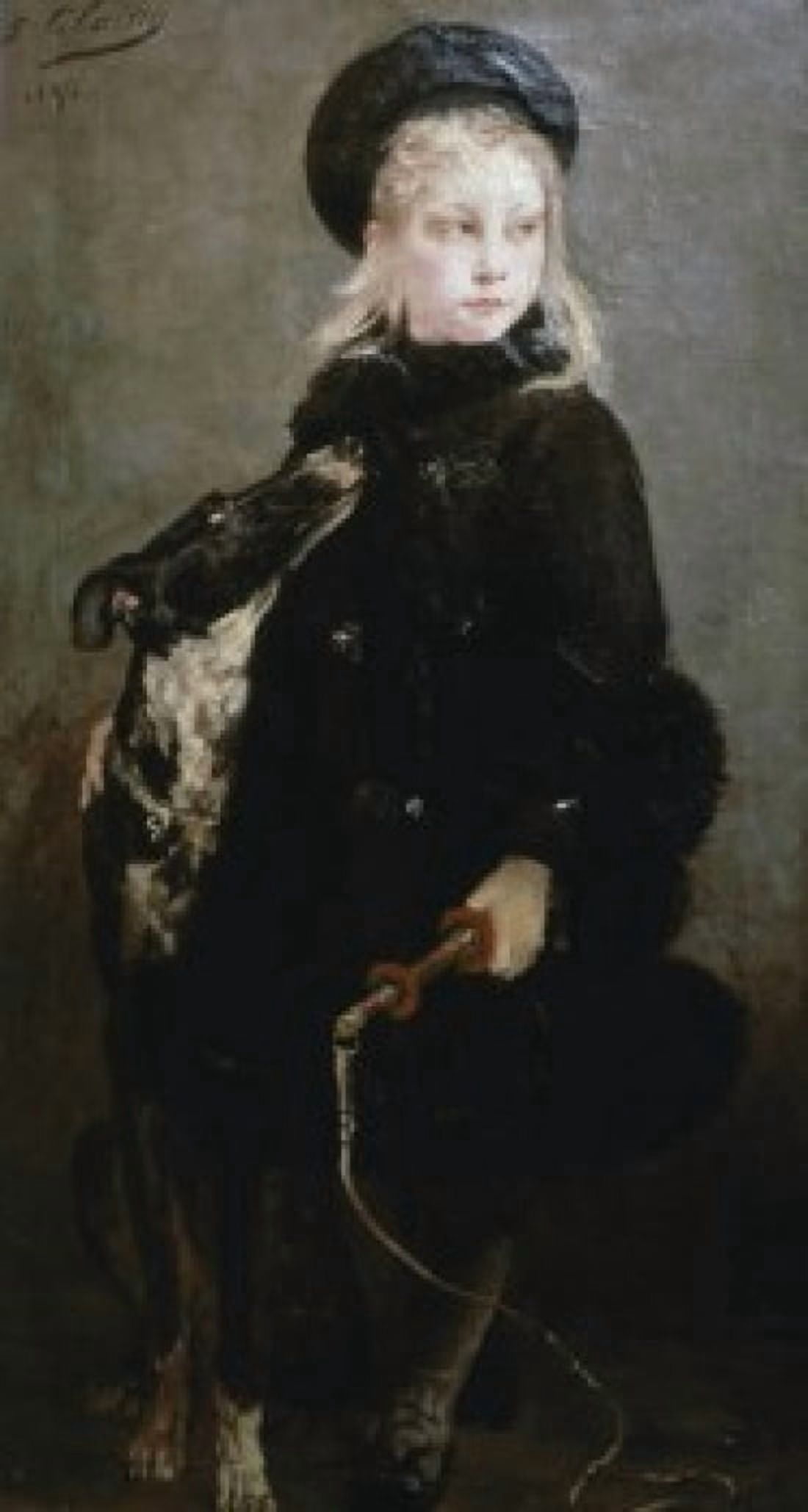 Little Animal Trainer Georges Jules Victor Clairin (1843-1919 French) Canvas Art - Georges Jules Victor Clairin (24 x 36)