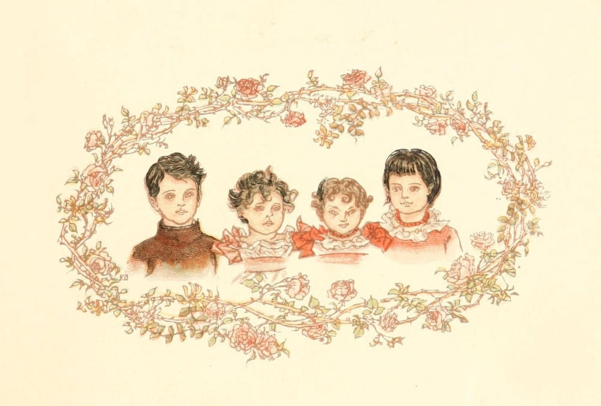 Little Ann & other Poems 1890 Frederick Lockers children Canvas Art - Kate Greenaway (18 x 24)
