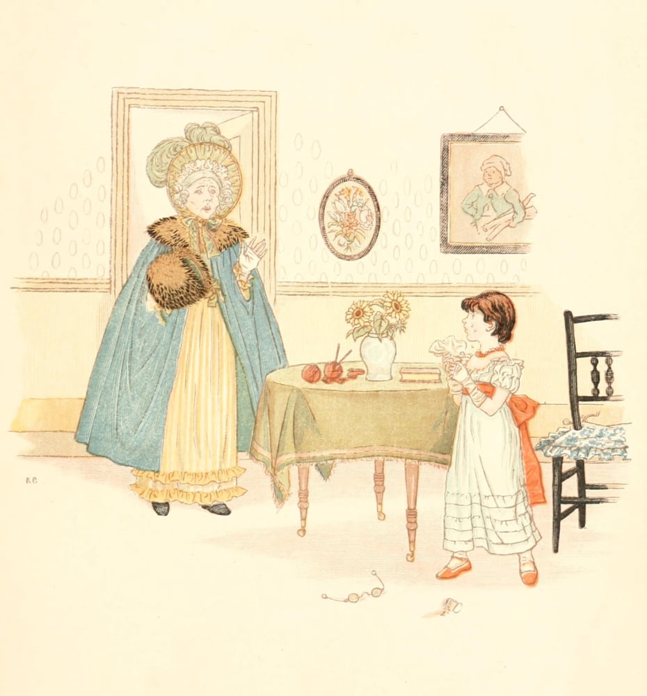 Little Ann & other Poems 1890 Meddlesome Matty Canvas Art - Kate Greenaway (24 x 36)