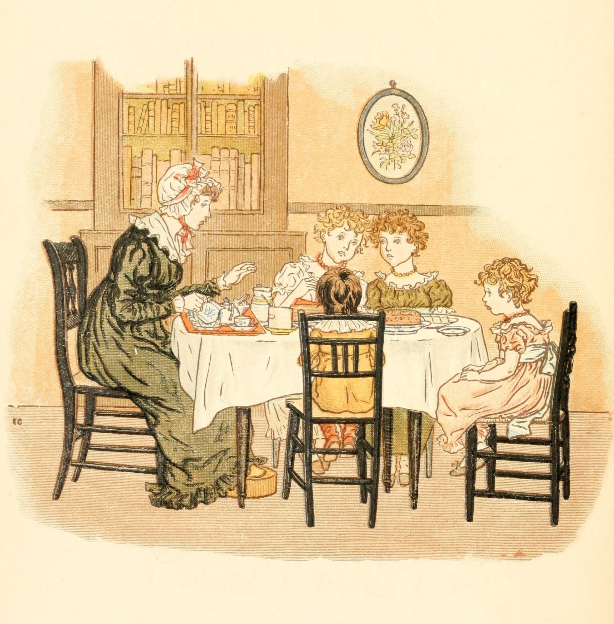 Little Ann & other Poems 1890 The Chatterbox Canvas Art - Kate Greenaway (18 x 24)