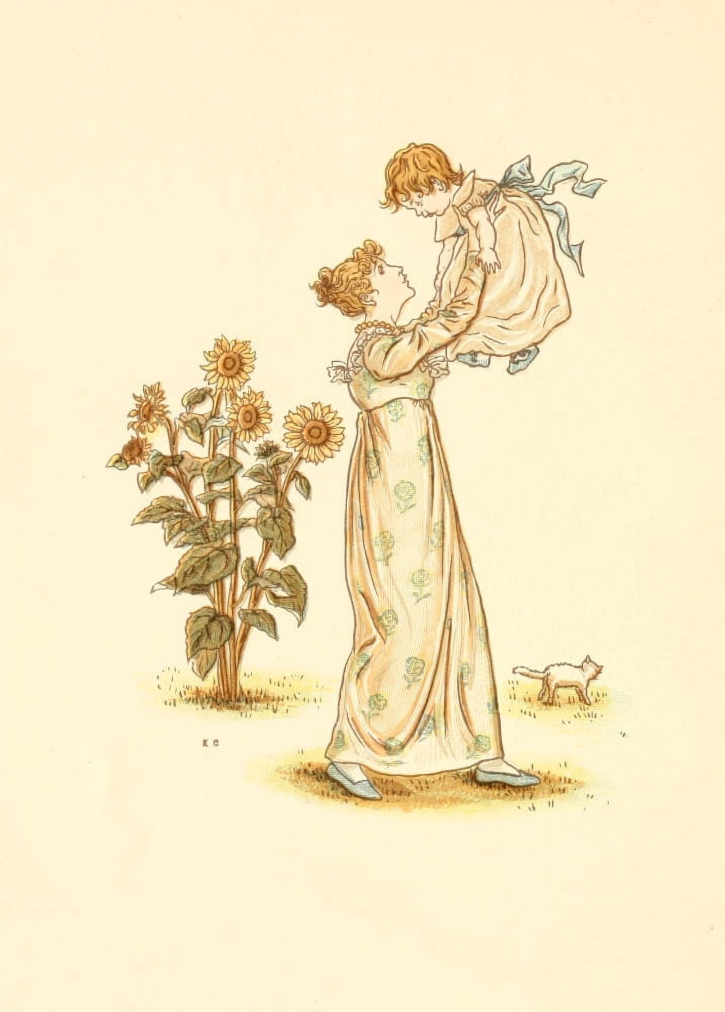 Little Ann & other Poems 1890 The babys dance Canvas Art - Kate Greenaway (18 x 24)
