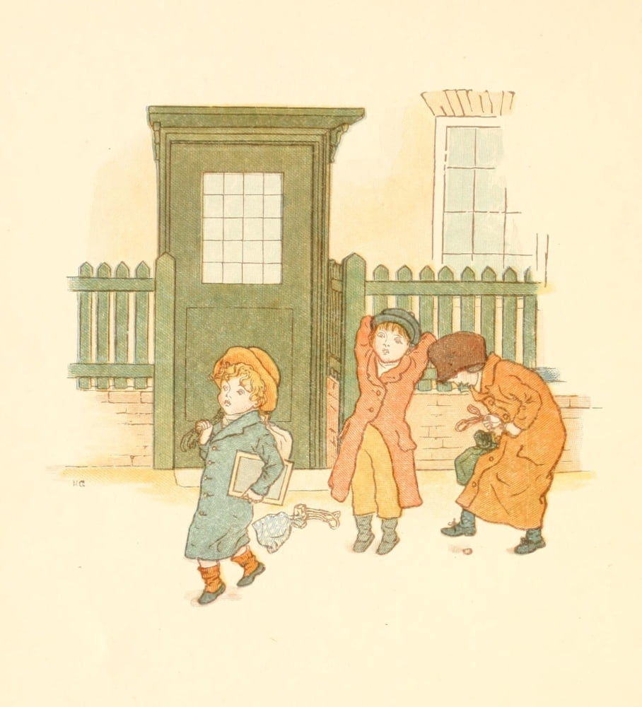 Little Ann & other Poems 1890 The holidays Canvas Art - Kate Greenaway (18 x 24)