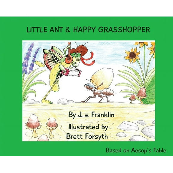 Little Ant & Happy Grasshopper, (Hardcover)