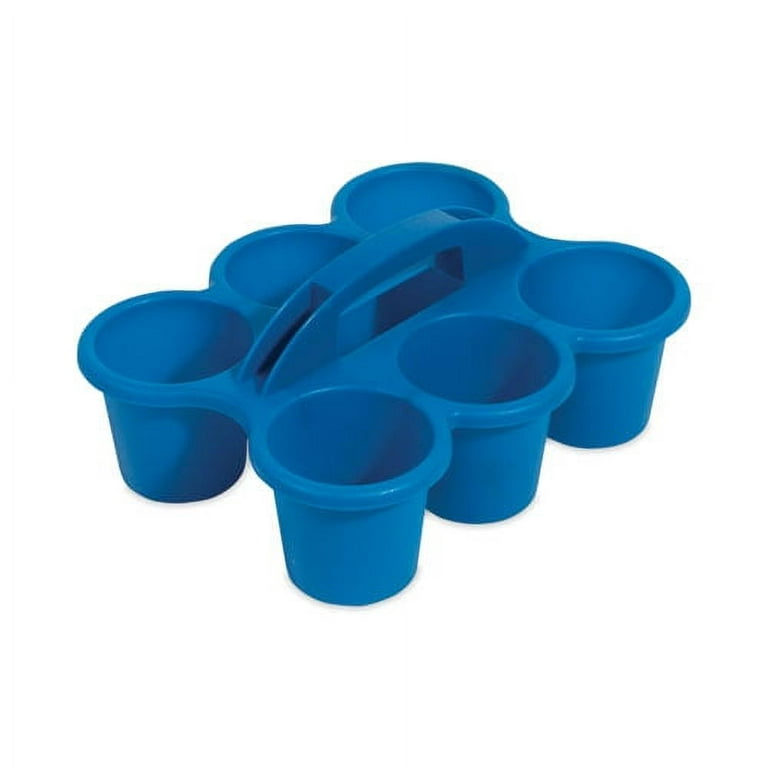 Little Artist Antimicrobial Six-Cup Caddy, Blue | Bundle of 5 Each, Size: 5.29