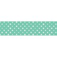 thumbnail image 1 of Little B Decorative Foil Tape 25Mmx10m-Silver Foil & Mint Polka Dots, 1 of 2