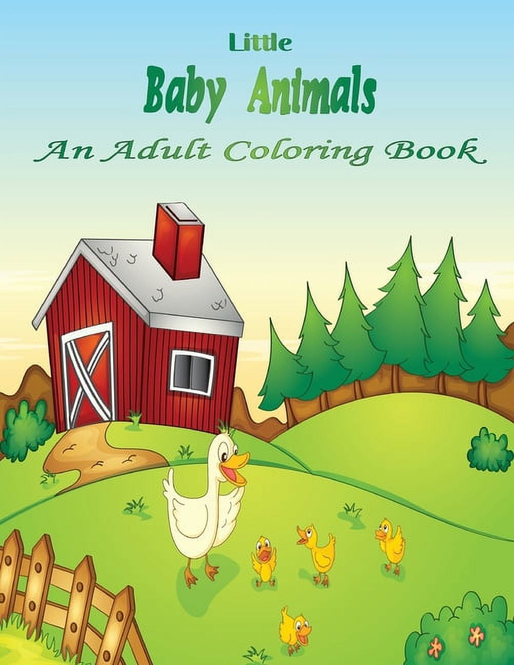 Adult Coloring Book Stress Relieving Animal Designs: An Adult Coloring Book  Featuring Super Cute and Adorable Baby Woodland Animals for Stress Relief  (Paperback)