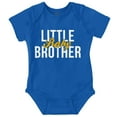 thumbnail image 1 of Little Baby Brother Cute Announcement Bodysuit Jumper Boys Infant Baby Brisco Brands 12M, 1 of 6