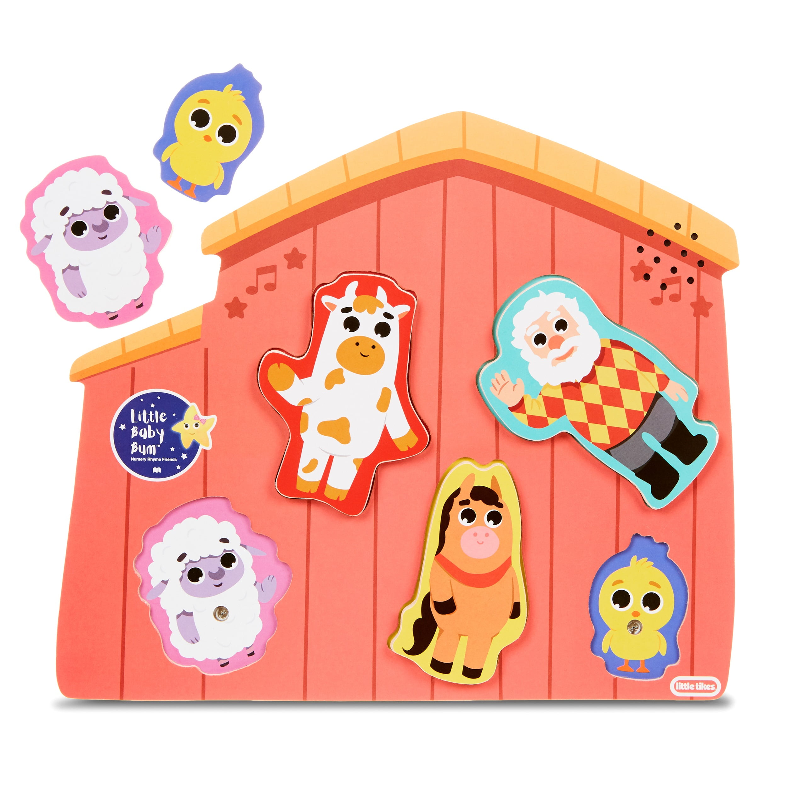 Little Baby Bum Musical Wooden Puzzle-Farm