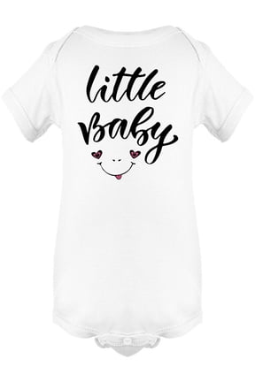 Little Baby Smiley Silhouette Bodysuit Infant -Image by Shutterstock, 6 Months