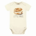 thumbnail image 1 of Little Bagel Cute Baby Bodysuit Shirt Premium Custom Baby Clothes Unisex Baby Gift for Newborn Clothes Kids Shirt 6-9m Natural, 1 of 2