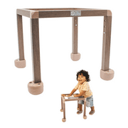 InspiraSpark Little Balance Box Grow - PT Designed Adjustable Montessori Baby Push Walker & Activity Table, Safe Spring Feet