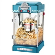 Little Bambino Countertop Popcorn Machine   2.5oz Kettle with Measuring Spoon, Scoop, and 25 Serving Bags by Great Northern Popcorn Blue