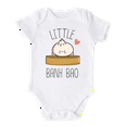 thumbnail image 1 of Little Banh Bao Cute Baby Bodysuit Shirt Premium Custom Clothes Unisex Baby Gift for Mom Newborn 6-9m White, 1 of 1