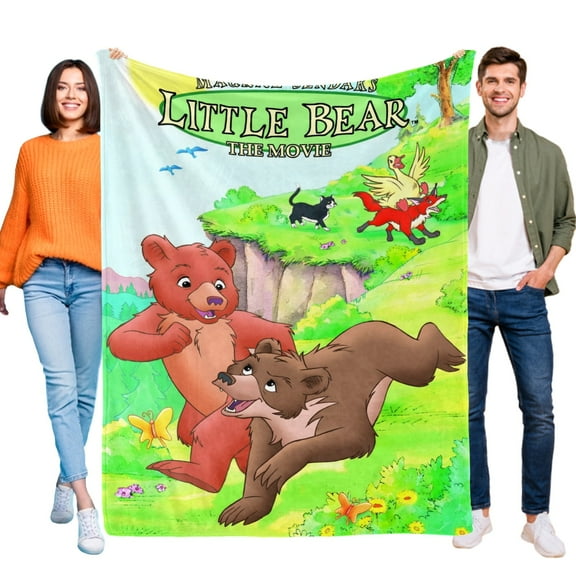 Little Bear-Anti-Pilling Flannel Blanket Soft Lightweight Plush Fuzzy Cozy Luxury Blanket for Home and Kitchen Use Perfect for Kids and Adults 32"*48"(80cm*120cm)