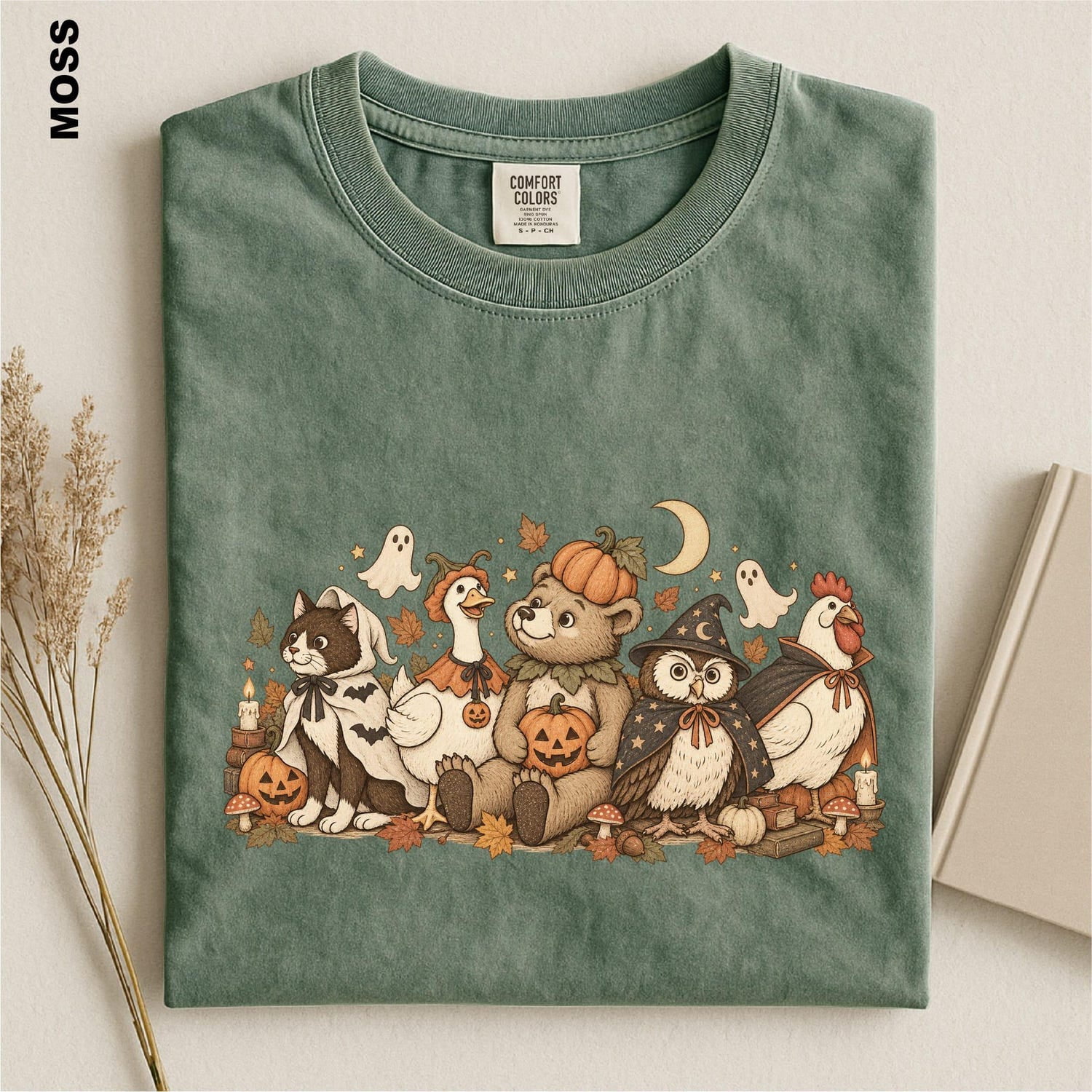 Duck Inimation Little Bear Halloween Shirt, Animated TV Show Tee, Cat Duck Owl Hen ...
