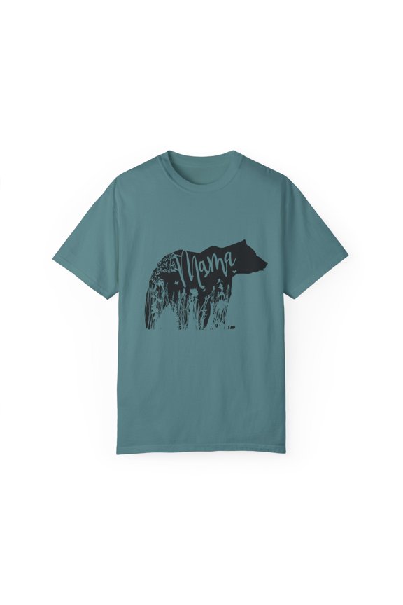 Little Bear Mama Bear Mommy Unisex Garment-Dyed T-shirt