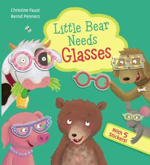 Pre-Owned Little Bear Needs Glasses Board Book Bernd Penners