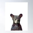 thumbnail image 1 of Little Bear Poster Wall Art, Modern Wall Decor For Living Room Bedroom, 12x18 UNFRAMED, 1 of 2