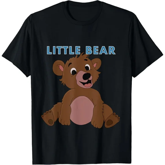 Little Bear sits below lettering T-Shirt