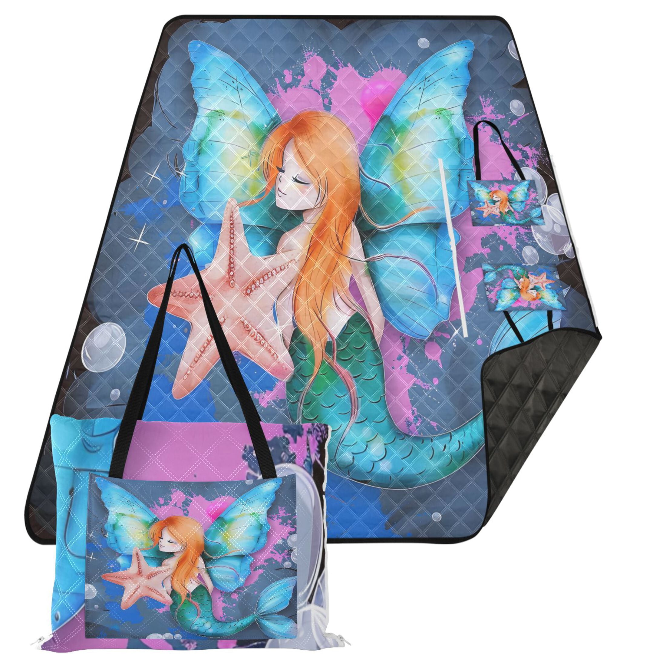 InCharacter Costumes Big Girl's Mysterious Mermaid Costume - Extra Large, Blue/Purple Crushed Velvet & Tulle