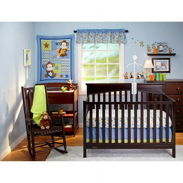 Little Bedding by NoJo Born to Rock 10Piece Nursery in a Bag Crib