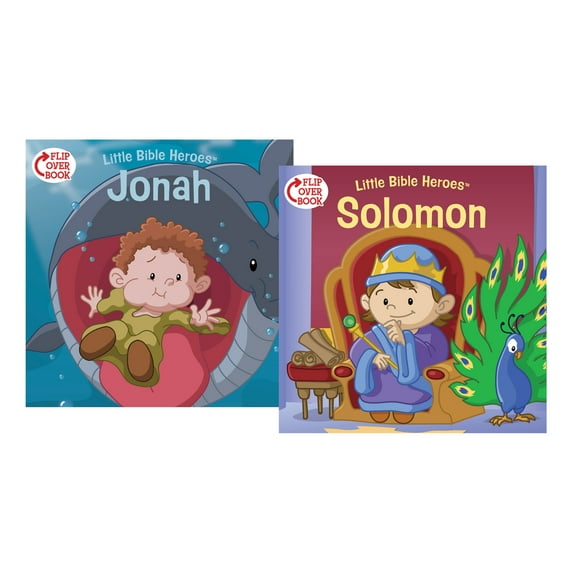 Little Bible Heroes™: Solomon/Jonah Flip-Over Book (Paperback)