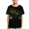thumbnail image 1 of Little Big Boys Girls Graphic Tees Funny 3D Printed Short Sleeve Youth T Shirts Top 3-14 Years Multicolor E 4 Years, 1 of 4