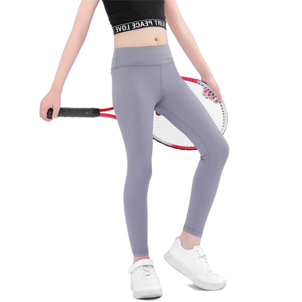 Girls High Waist Dance Leggings - Pants & Leggings