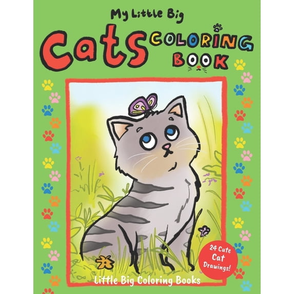 Little Big Coloring Books My Little Big - Cats Coloring Book, Book 2, (Paperback)