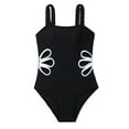 thumbnail image 1 of Little & Big Girl Swimsuit One-Piece Swimwear Girls Hollow Out Bathing Suit Summer Bikini Set 8-12 Years, 1 of 3