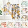 thumbnail image 1 of Little & Big Girls Cotton Knit Pajama 2 Piece Pants Summer Pj Set,6-12 Months 12-24 Months 2t 3t 4t 5t 6t 7t 8t 9t Children(Gold,3-4 Years), 1 of 5