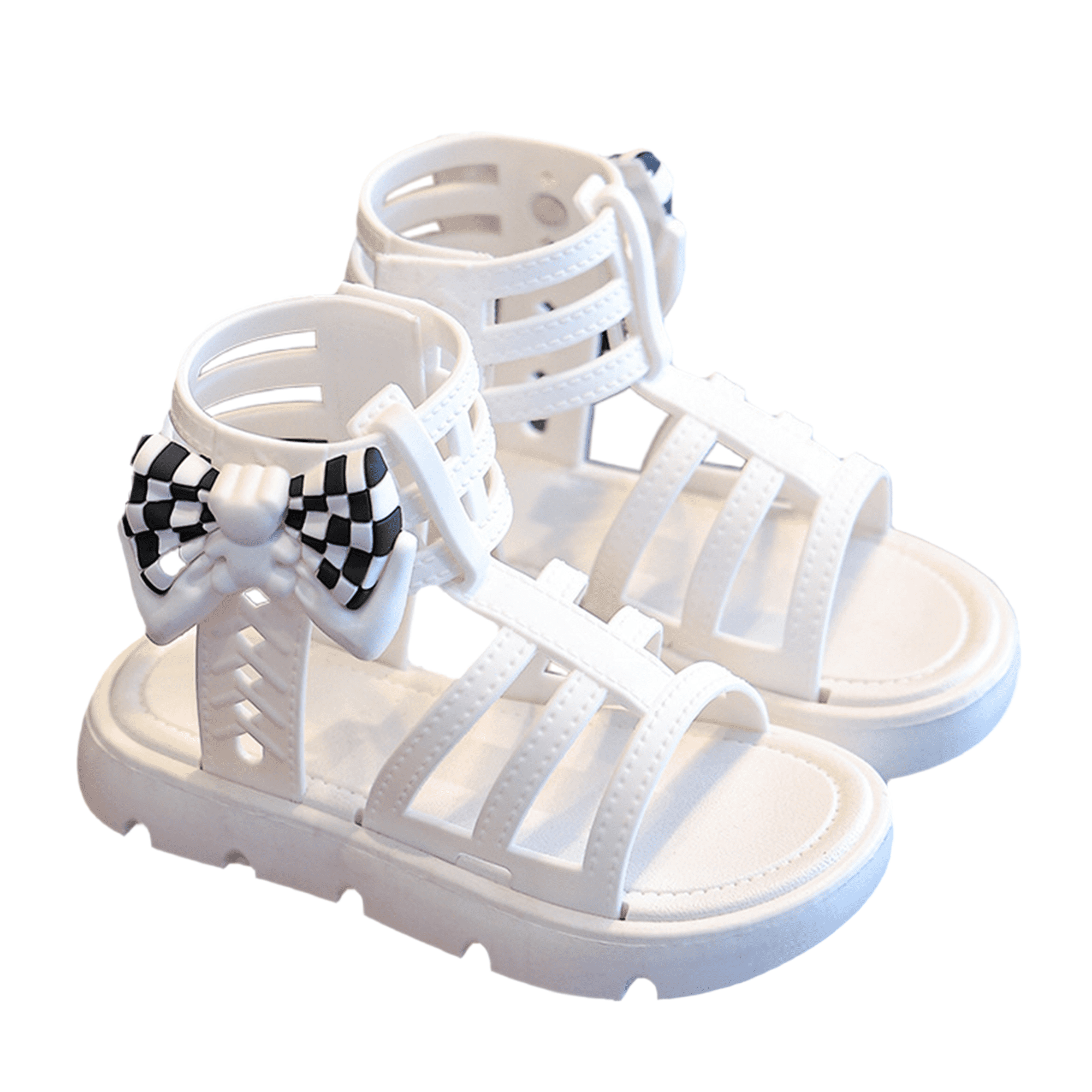Little Big Girls Gladiator Sandals Cute Summer Princess Shoes with Bow for Toddlers Kids Walmart