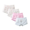 thumbnail image 1 of Little/Big Girls' Underwear Age 8-16 Teens Cotton Briefs No Wedgies Panties 4 Pack White 4 Years, 1 of 6