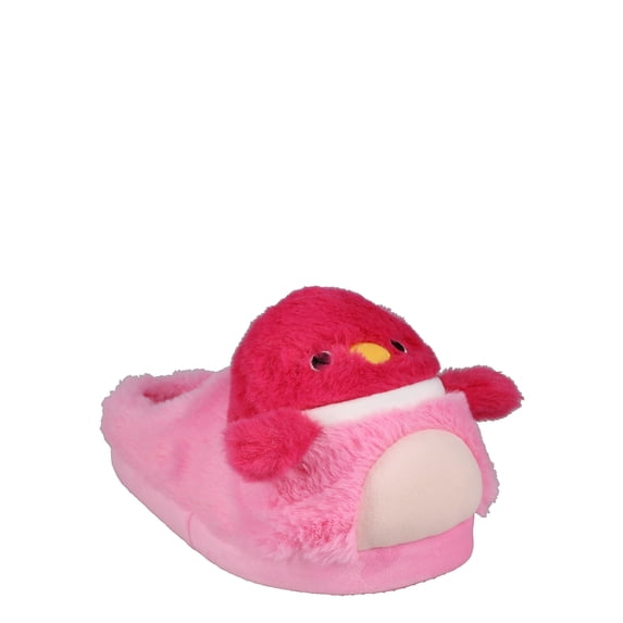Little & Big Kids Fuzzamallows Della the Mallard Duck Pink slipper
