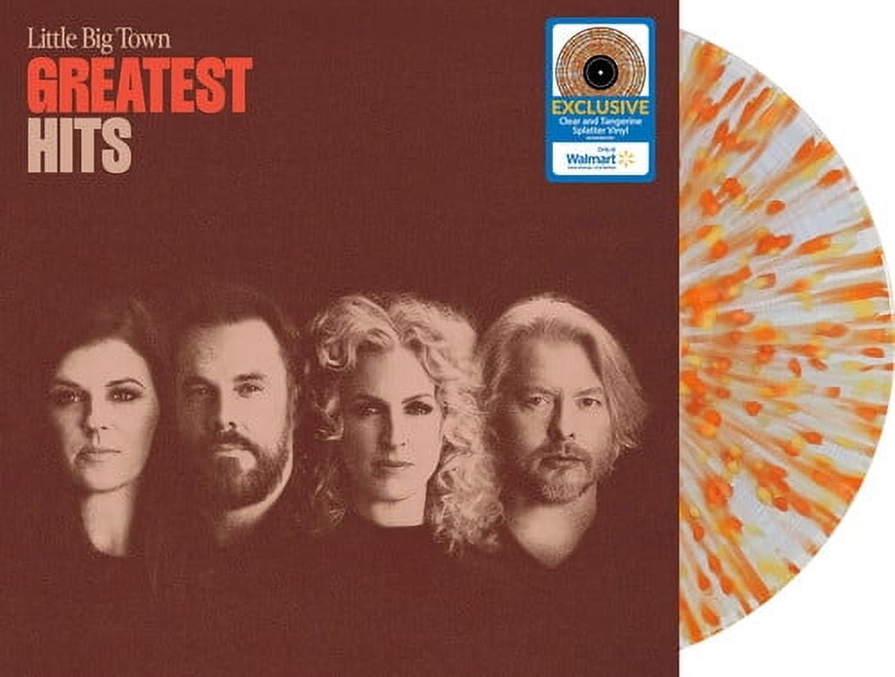Little Big Town - Greatest Hits - Walmart Exclusive Clear & Tangerine Splatter Vinyl