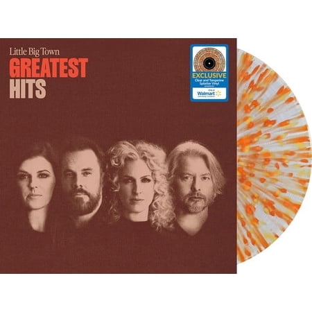 Little Big Town - Greatest Hits - Walmart Exclusive Clear & Tangerine Splatter Vinyl
