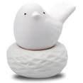 thumbnail image 1 of Little Bird Nest, Non-Electric Ceramic Diffusers for Essential Oils and Aromatherapy Fragrance, White Ceramic Diffusers in Car or Bathroom and Desk Office Decor, White Vase, 1 of 3