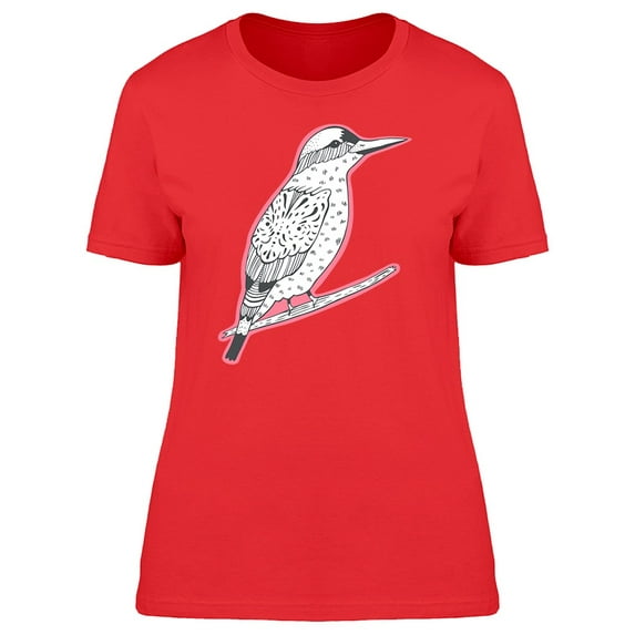 Little Bird Sitting On A Branch T-Shirt Women -Image by Shutterstock, Female x-Large